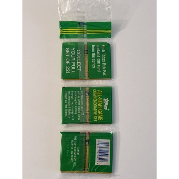 1990 Topps Baseball Rack Pack Frank Thomas Rookie Card Face Up Chicago White Sox - Picture 6 of 6